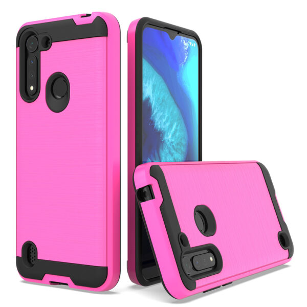 Motorola Moto G Serie Moto G8 Power Lite Gebürstet Mode Handyhülle #2400