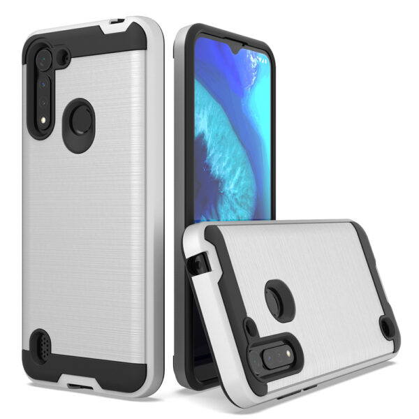 Motorola Moto G Serie Moto G8 Power Lite Gebürstet Mode Handyhülle #2400 – Bild 2