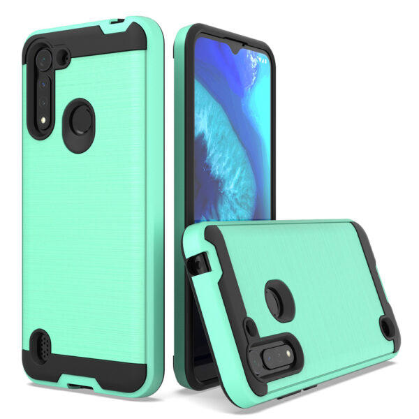 Motorola Moto G Serie Moto G8 Power Lite Gebürstet Mode Handyhülle #2400 – Bild 5