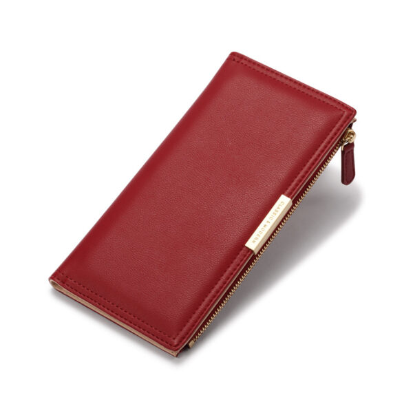 Geldbörsen Und Taschen Mode Einfarbig PU Geldbörse Universal #3219 – Bild 2