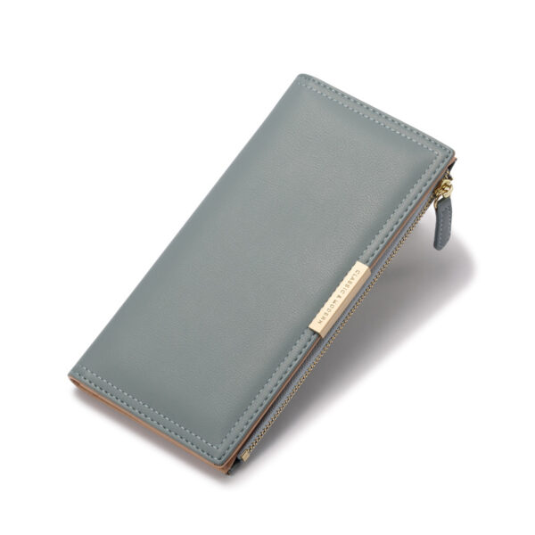 Geldbörsen Und Taschen Mode Einfarbig PU Geldbörse Universal #3219 – Bild 4